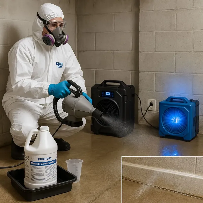 Sanitization and Odor Removal process in Riverside, PA